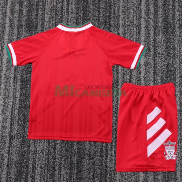 Camiseta Liverpool Primera Equipación Retro 1993/95 Rojo Niño Kit