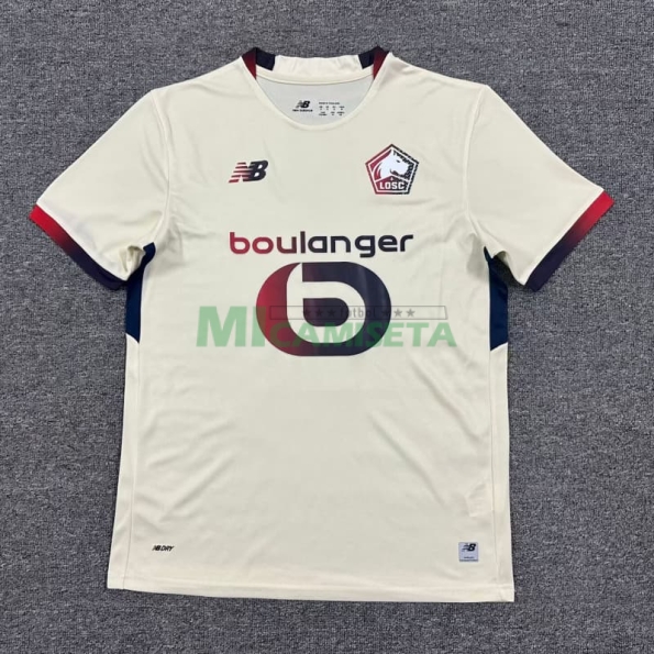Camiseta Lille OSC Segunda Equipación 2025/2026 Beige