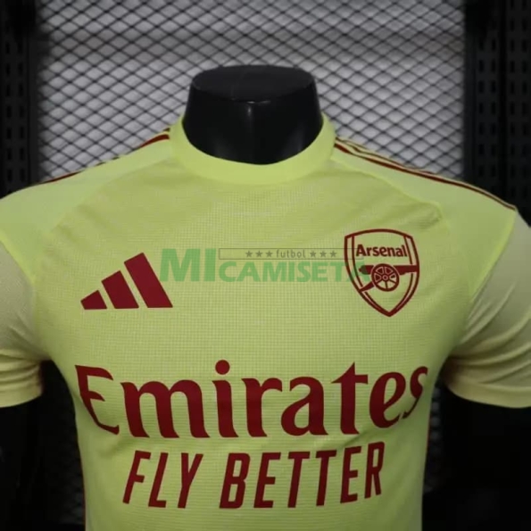 Camiseta de Portero Arsenal 2025/2026 Amarillo (EDICIÓN JUGADOR)