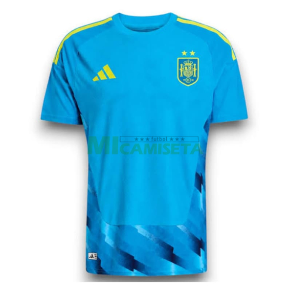 Camiseta de Portero España Primera Equipación Mundial 2026 Azul 2 Estrellas