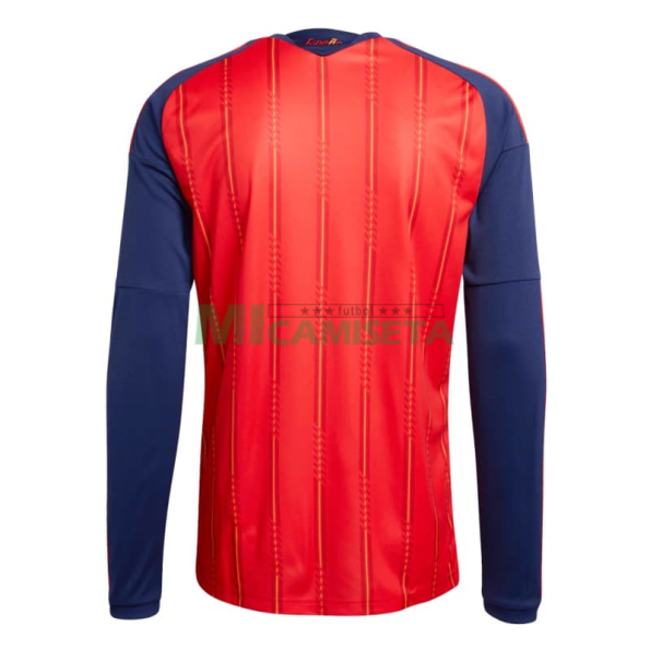 Camiseta España Primera Equipación Mundial 2026 ML Rojo/Azul