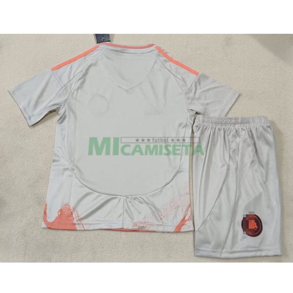 Camiseta AS Roma Segunda Equipación 2024/2025 Niño Kit