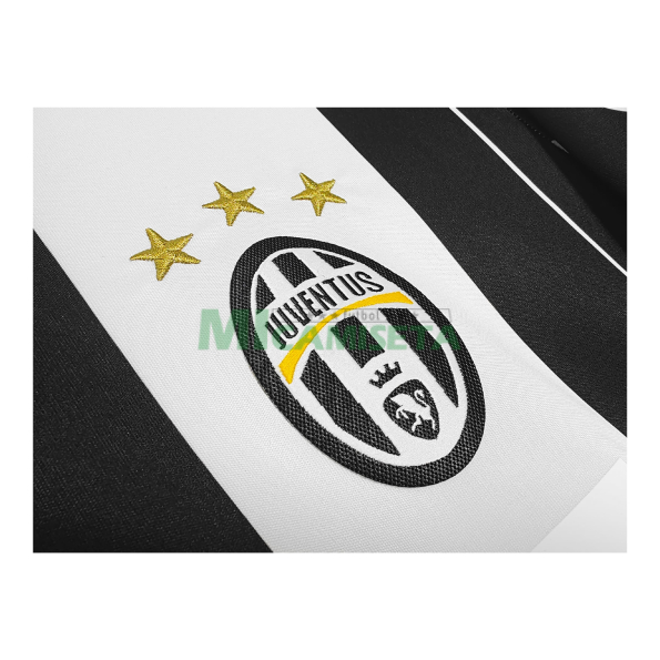 Camiseta Juventus Primera Equipación Retro 2016/2017 Negro/Blanco
