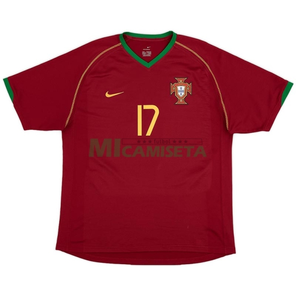 Camiseta C.RONALDO 17 Portugal Primera Equipación Retro 2006