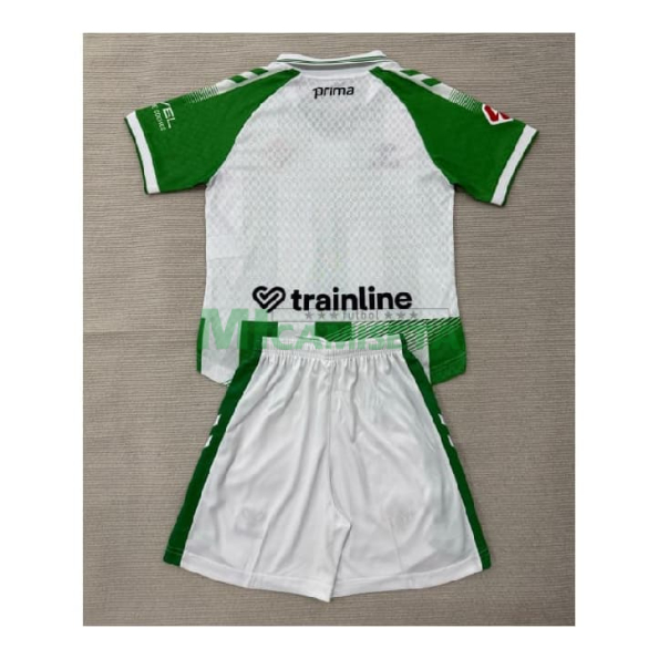 Camiseta Real Betis Primera Equipación 2026/2027 Verde/Blanco Niño Kit con Parche La Liga