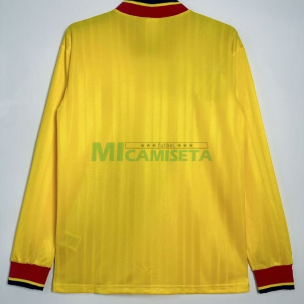 Camiseta Arsenal Segunda Equipación Retro 1993/94 ML Amarillo