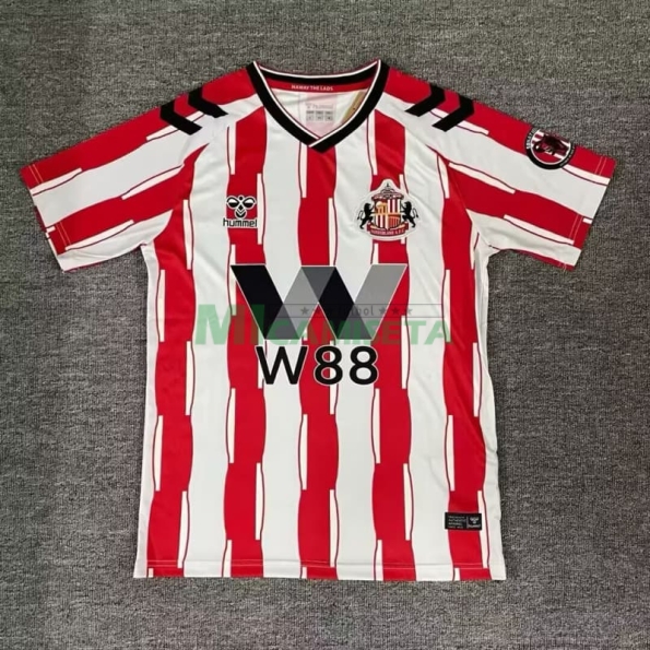 Camiseta Sunderland AFC Primera Equipación 2025/2026 Rojo/Blanco