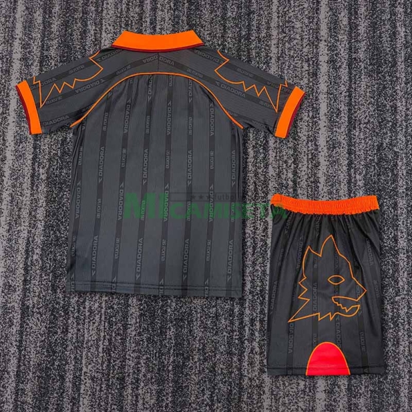 Camiseta AS Roma Tercera Equipación Retro 1999/00 Niño Kit