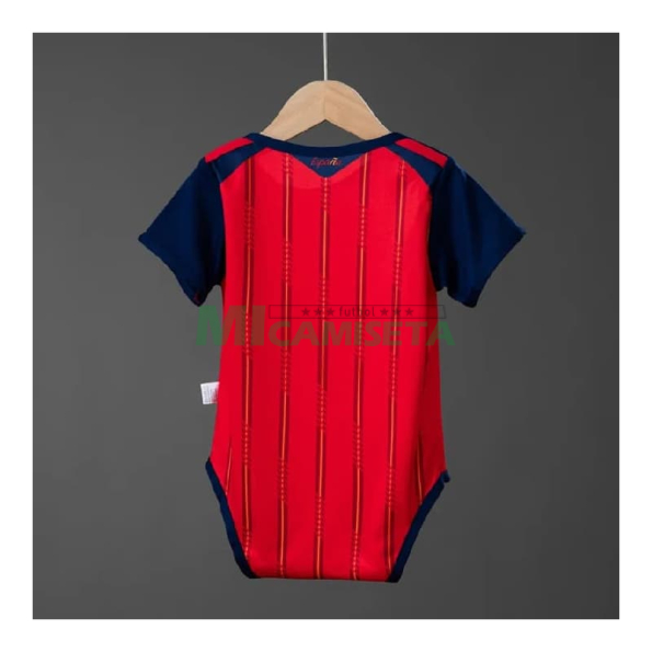 Camiseta España Primera Equipación Mundial 2026 Rojo/Azul Baby 2 Estrellas