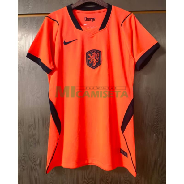 Camiseta Holanda Primera Equipación Mundial 2026 Naranja Mujer