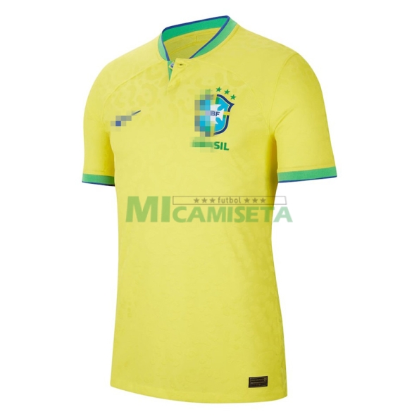 Camiseta Brasil Primera Equipación 2022 Mundial (EDICIÓN JUGADOR)