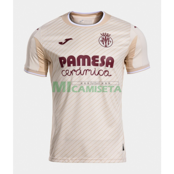 Camiseta Villarreal Segunda Equipación 2025/2026 Blanco Roto