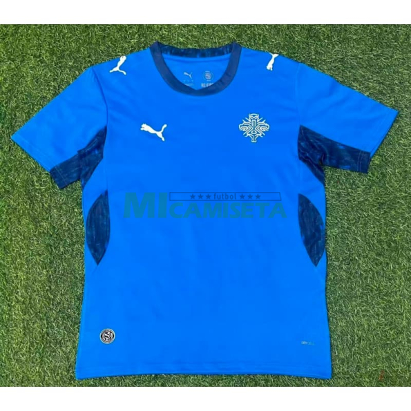 Camiseta Islandia Primera Equipación Mundial 2026 Azul