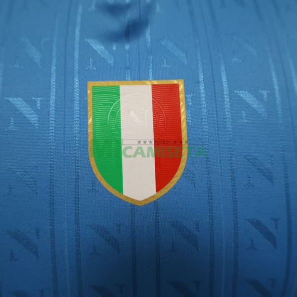 Camiseta Napoli Primera Equipación 2025/2026 Azul (EDICIÓN JUGADOR)