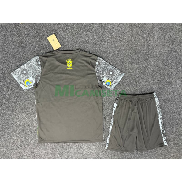 Camiseta Brasil 2024 Especial Edición Negro/Gris