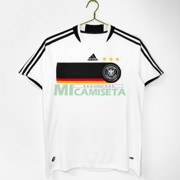 Camiseta Alemania Primera Equipación Retro 2008 Blanco