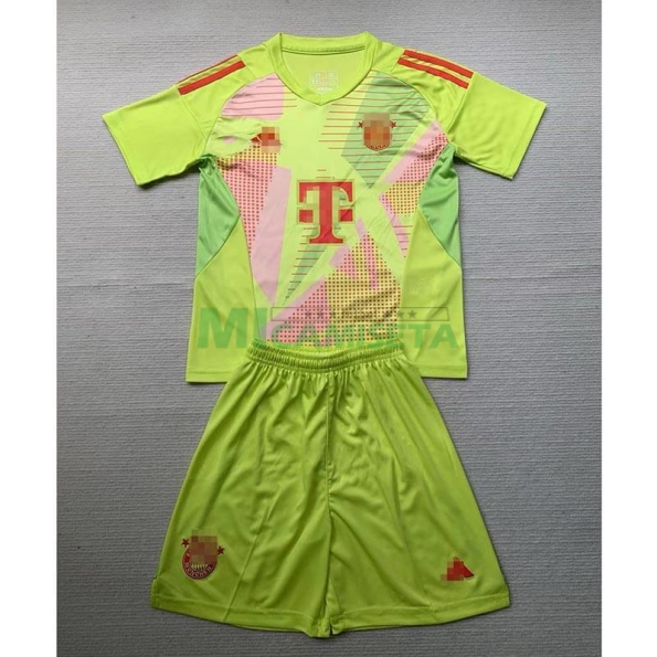 Camiseta De Portero Bayern Múnich 2024 Niño Kit Verde