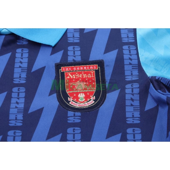 Camiseta Arsenal Segunda Equipación Retro 1994/95 Azul Niño Kit