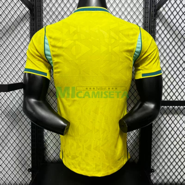 Camiseta Brasil Primera Equipación Mundial 2026 Amarillo (EDICIÓN JUGADOR)