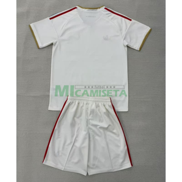 Camiseta Venezuela Segunda Equipación Mundial 2026 Blanco Niño Kit
