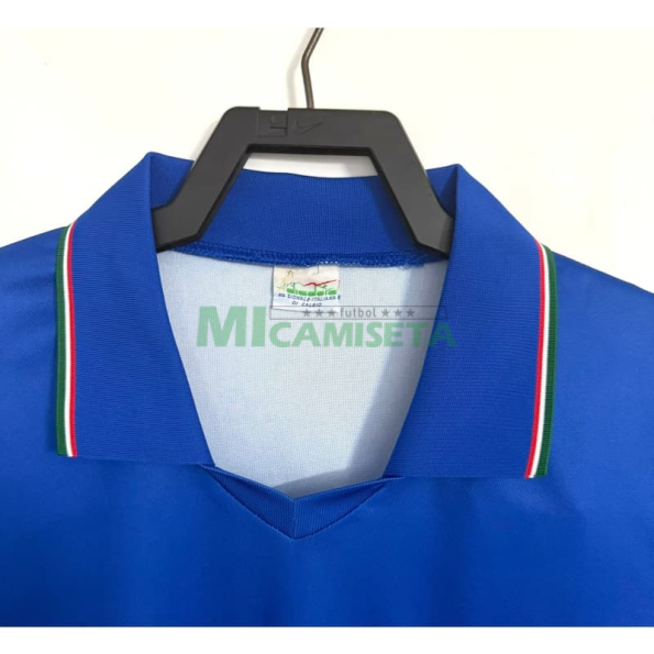 Camiseta Italia Primera Equipación Retro 1990 Azul