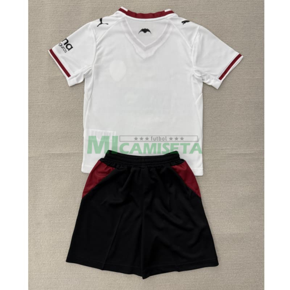 Camiseta Valencia Primera Equipación 2026/2027 Blanco Niño Kit