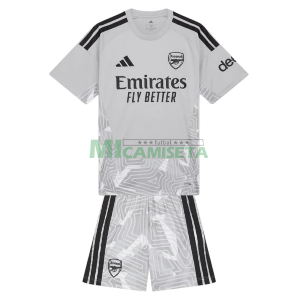 Camiseta de Portero Arsenal 2026/2027 Gris Niño Kit