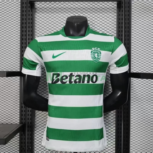 Camiseta Lisboa Primera Equipación 2025/2026 Verde/Blanco (EDICIÓN JUGADOR)
