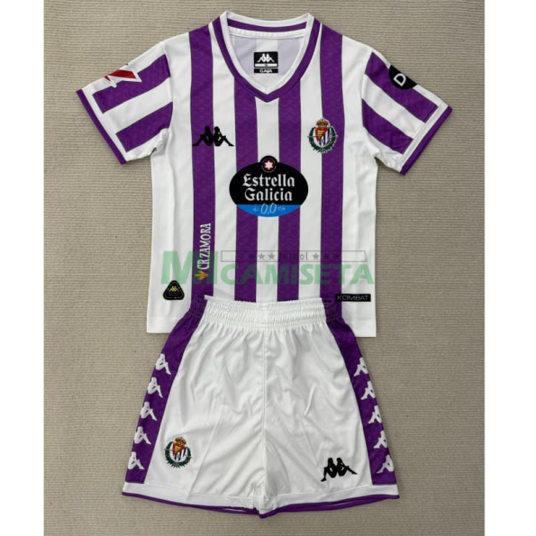 Camiseta Real Valladolid  Primera Equipación 2025/2026 Morado/Blanco con Parche La Liga