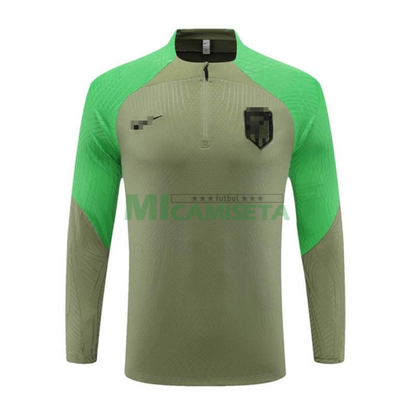 Sudadera de Entrenamiento Atlético de Madrid 2024/2025 Verde (El Escudo Anterior)