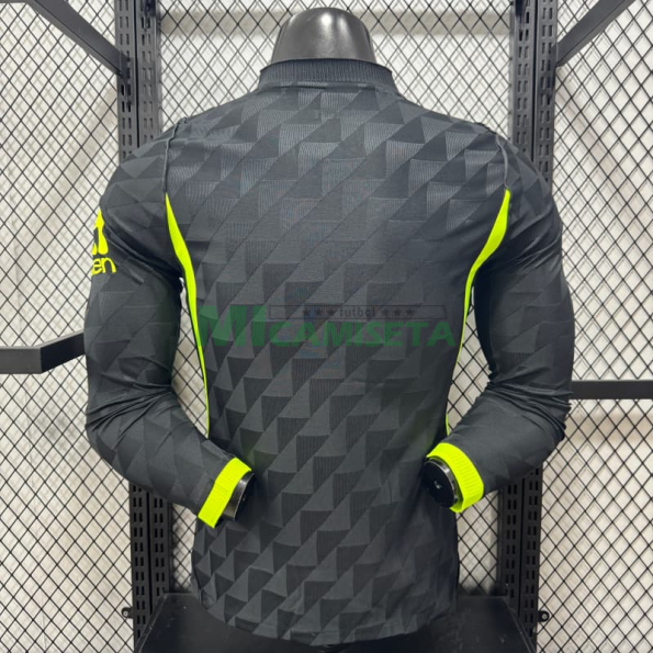 Camiseta Atlético de Madrid Segunda Equipación 2026/2027 ML Negro (EDICIÓN JUGADOR)