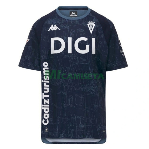 Camiseta Cadiz Segunda Equipación 2026/2027 Azul con Parche La Liga