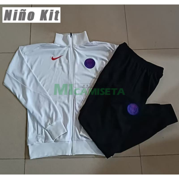 Chandal PSG 2025/2026 Niño Blanco/Azul