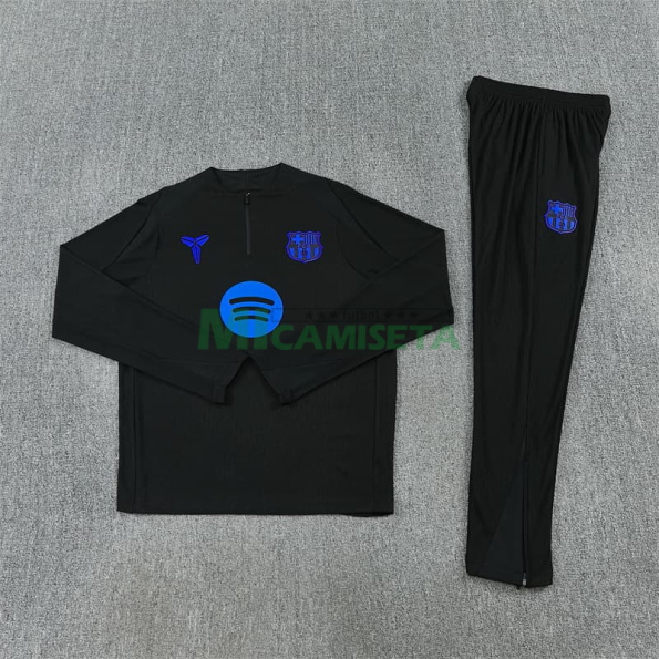 Sudadera De Entrenamiento Barcelona x Kobe Bryan 2025/2026 Kit Negro/Azul