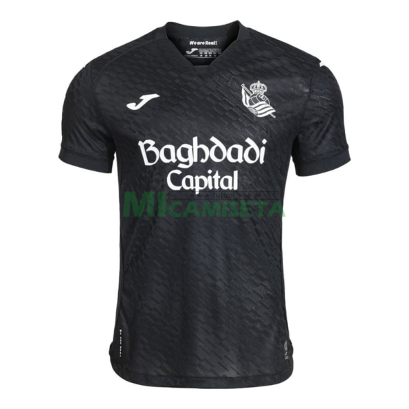 Camiseta Real Sociedad Segunda Equipación 2026/2027 Negro con Parche La Liga