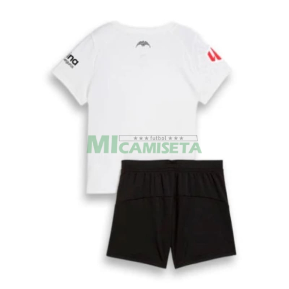 Camiseta Valencia Primera Equipación 2025/2026 Blanco Niño Kit