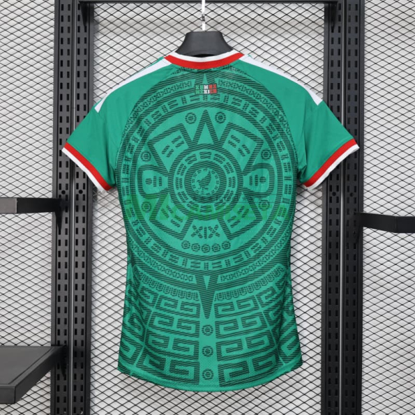 Camiseta México Primera Equipación Mundial 2026 Verde Mujer (EDICIÓN JUGADOR)