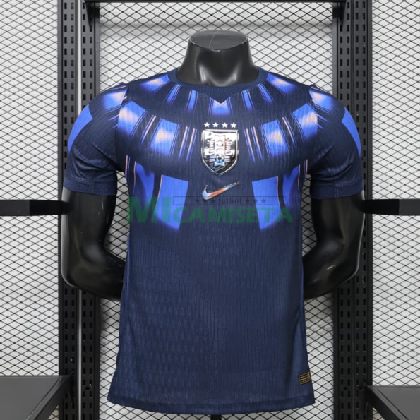 Camiseta Uruguay Segunda Equipación Mundial 2026 Azul Oscuro (EDICIÓN JUGADOR)