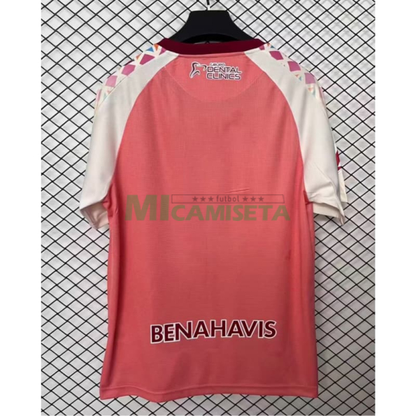 Camiseta Málaga CF Segunda Equipación 2026/2027 Rosa con Parche La Liga