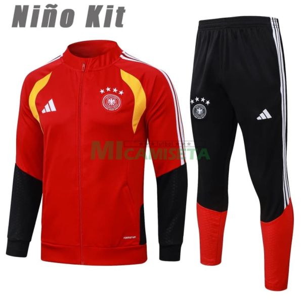 Chandal Alemania 2026 Niño Rojo