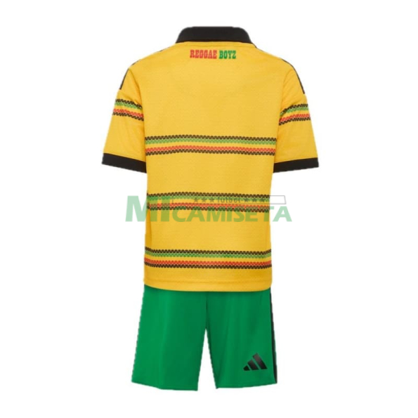 Camiseta Jamaica Primera Equipación Mundial 2026 Amarillo Niño Kit