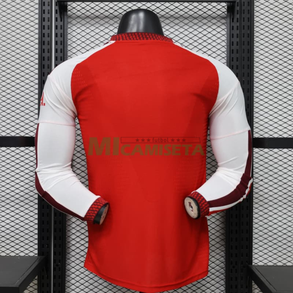 Camiseta Arsenal Primera Equipación 2026/2027 ML Rojo (EDICIÓN JUGADOR)