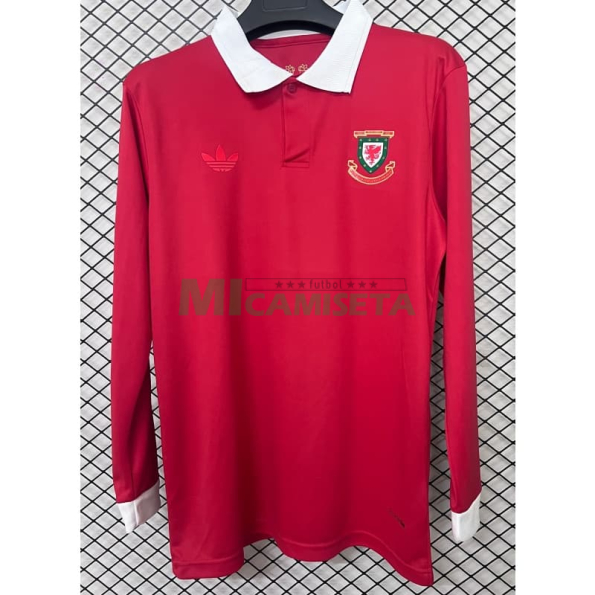 Camiseta Gales 150 Aniversario Edición 2026 ML Rojo