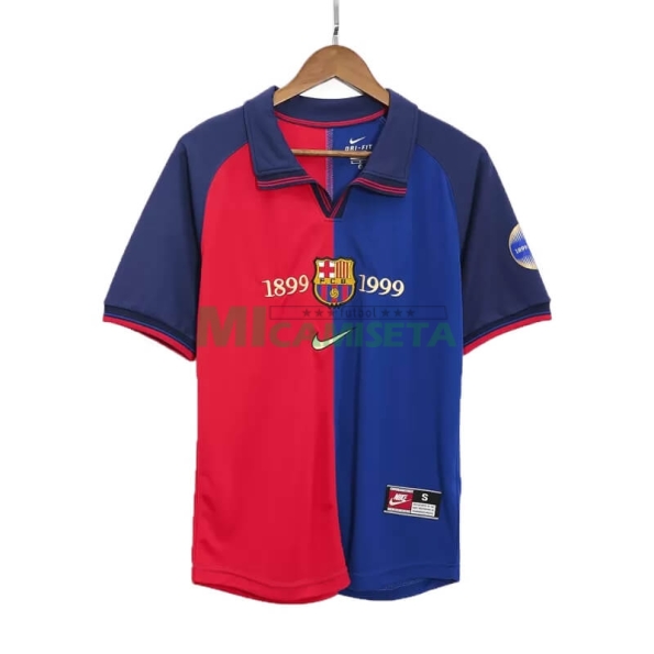 Camiseta KLUIVERT 9 Barcelona Primera Equipación Retro 1999/2000