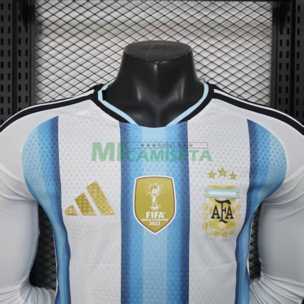 Camiseta Argentina Primera Equipación 2026 ML Azul/Blanco (EDICIÓN JUGADOR)