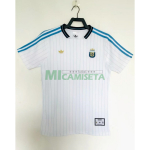 Camiseta Argentina 2026 Blanco/Azul Claro Versión Retro