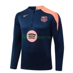 Sudadera De Entrenamiento Barcelona 2025/2026 Azul Marino/Naranja