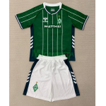 Camiseta Werder Bremen Primera Equipación 2025/2026 Verde/Blanco Niño Kit