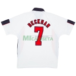 Camiseta BECKHAM 7 Inglaterra Primera Equipación Retro 1998