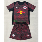 Camiseta Leipzig Tercera Equipación 2025/2026 Rojo/Negro Niño Kit
